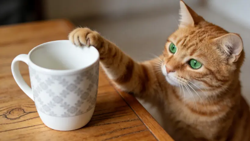 Why Do Cats Knock Things Off Tables? It’s Not Revenge, It’s Instinct