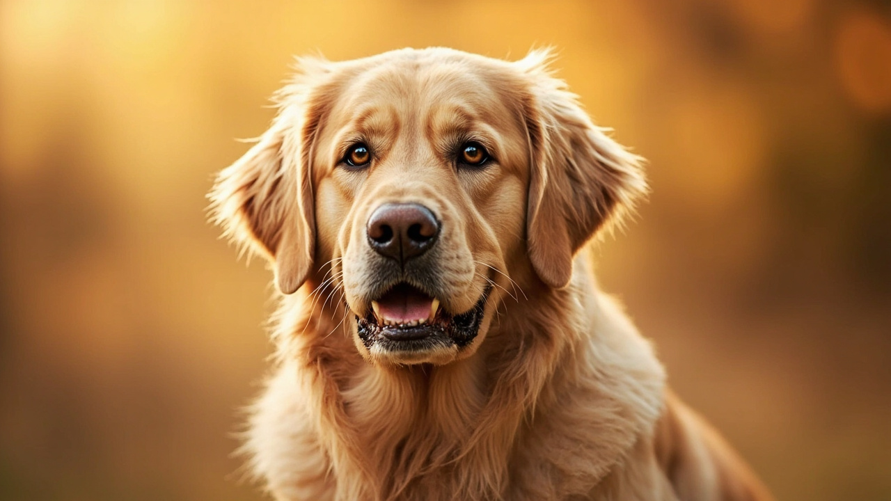 Dog running and playing